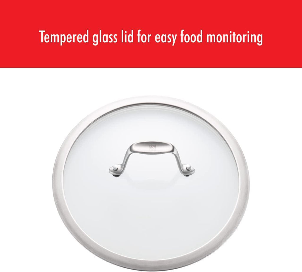 ZWILLING Spirit Ceramic Nonstick Perfect Pan, 4.6-qt, Stainless Steel