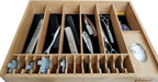 Vincent Nostalgic Barber Clipper Trimmer Blade Tool Case Vt10151 Wood