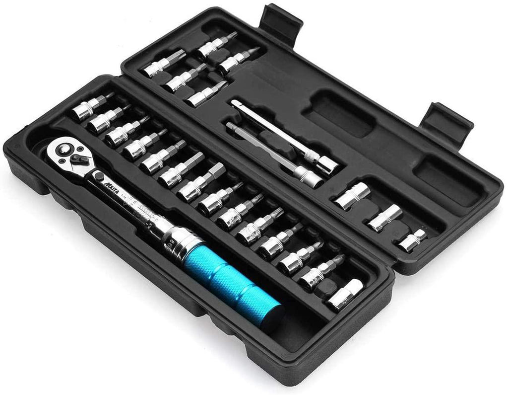 DS-Wang Wrenches 2-14NM 1/4 Inch Bits-Alloy Steel Bicycle Drive Torque Wrench Key Tools Wrenche Socket Set Universal Hand Tools