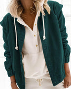 patchwork casual loose corduroy cardigans