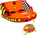 Sportsstuff Big Mable | 1-2 Rider Towable Tube for Boating -  Big Mable/Booster Ball Bundle