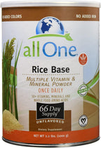 All One Rice Base 66 Day Supply Powder, Unflavored, 6 Count