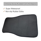 1Pc Car Seat Floor Mat, Blue Butterfly Print Car Front Rear Seat Floor Pads Auto Car Carpet Black Floor Mats Footpads For Car Decor Accessories