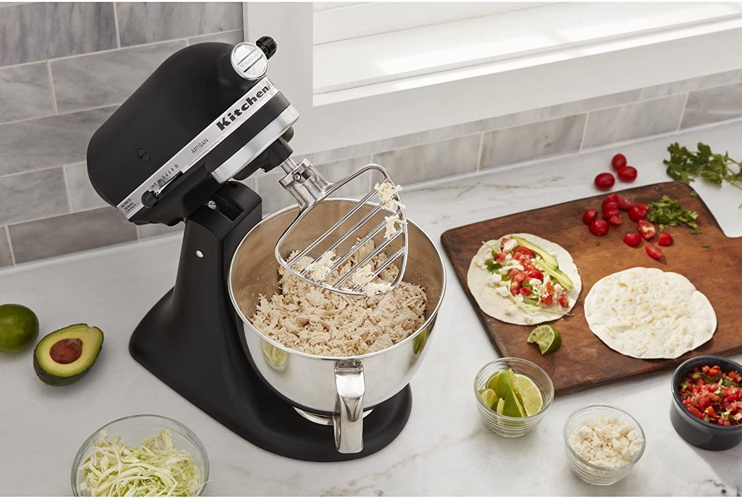 KitchenAid Pastry Tilt Head Stand Mixer Beater Attachment, Stainless Steel