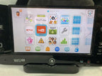Wii U Console &amp; Gamepad 32GB Black 2 Controllers, Nunchucks &amp; Cords