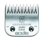 Andis UltraEd64079 Carbon Steel Detachable Blade Size 5 Skip Tooth