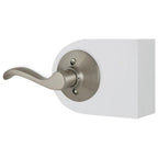 Naples Satin Nickel Left-Hand Dummy Door Lever