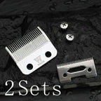 Professional Cordless Hair Clipper Blade High Carton Steel Clipper Golden Screws