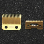Professional Cordless Hair Clipper Blade High Carton Steel Clipper Golden Screws