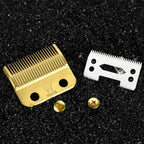 Professional Cordless Hair Clipper Blade High Carton Steel Clipper Golden Screws