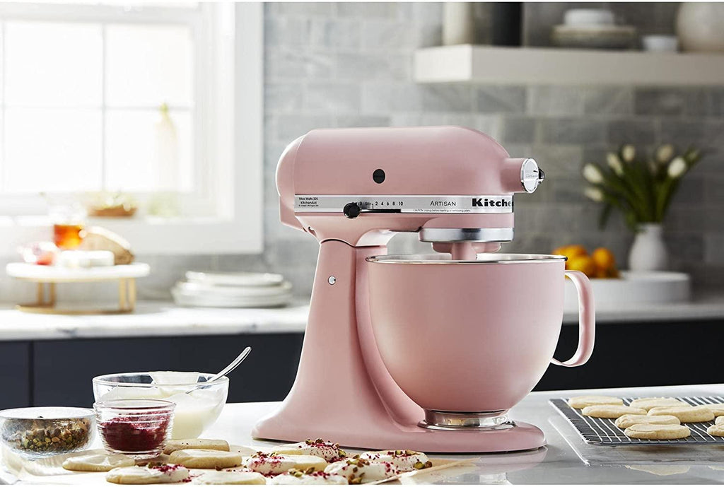 KitchenAid KSM5SSBDR Custom Stand Mixer Bowl, 5 quart, Dried Rose Painted Stainless Steel