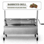 BBQ Grill Roaster Machine Outdoor Spit Whole Lamb Pig Chicken Roaster Grill