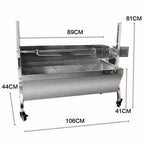 BBQ Grill Roaster Machine Outdoor Spit Whole Lamb Pig Chicken Roaster Grill