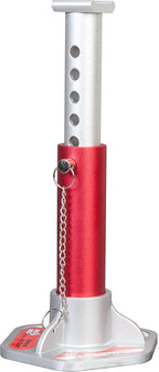 BIG RED T43004 Torin Aluminum Jack Stands with LocSupport Pins: 3 Ton (6,000 lb) Capacity, Red/Silver, 1 Pair