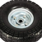 Yaheetech Solid Wheelbarrow Tires Sack Truck Cart Wheel 5/8-inch Bearings for Wagon/Lawn/Garden/Beach/Trolley/Snowblower/Generator/Hand Cart 8 Pack 10-inch