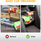 Organize Your Car With This Stylish PU Leather Handbag Holder - Keep Your Belongings Secure And Within Reach!
