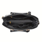 2pcs PU Leather Bag Set, Tassel Decor Handbag &amp; Crossbody Bag, Women's Office &amp; Work Purse