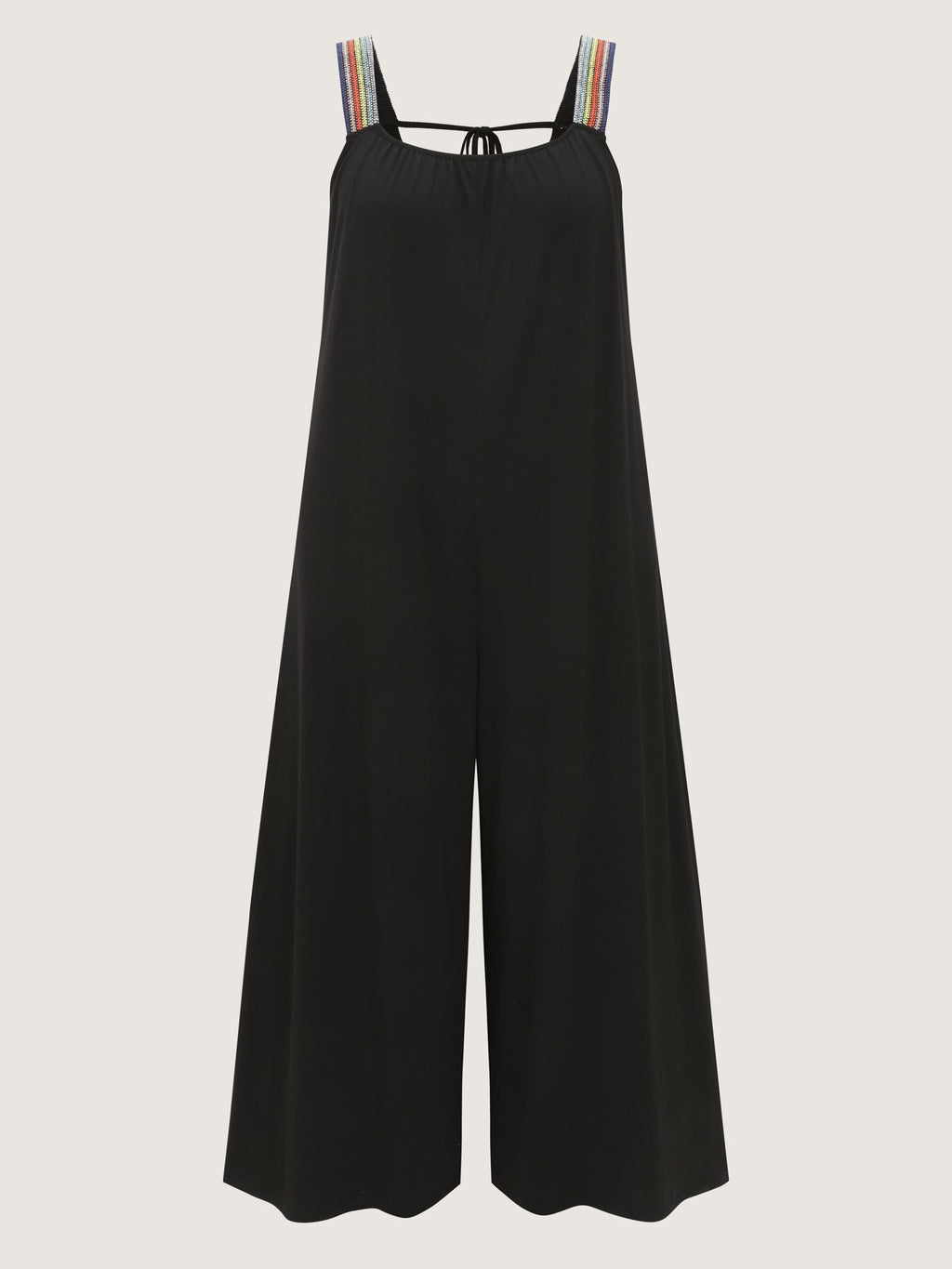Supersoft Stretchy Colorful Straps Jumpsuit