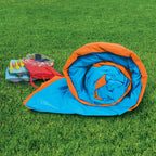 Banzai Sidewinder Falls Inflatable Water Park Play Pool with Slides and Blower