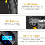 120W Wireless Rechargeable Air Compressor: Portable &amp; Automatic Tire Inflator For Your Car!
