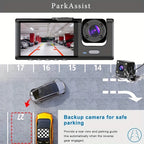 3 Channel Dash Cam For Car Camera 1080P Video Recorder Dashcam Black Box Dual Lens Inside Car DVR Rear View Camera Car Accessory