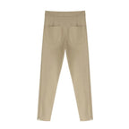elegant pleated pencil pants