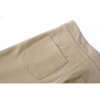 elegant pleated pencil pants
