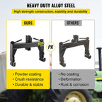 3080 LBS 3-Point Tractor  Hitch, Black
