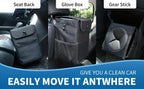 Keep Your Car Clean &amp; Organized - ZukMi Car Trash Can With Lid &amp; StoraPockets!
