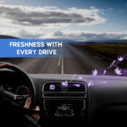 Air Jungles Lavender Zen Scent Car Air Freshener Clip, 6 Freshener Vent Clips, 4ml Each, Long Lasting, Up to 180 Days Car Refresher Odor Eliminator