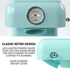ice cream machines CLSC1AQ Classic Retro Single Countertop Snow Cone Maker, Includes 1 Reusable Plastic Cup, Aqua