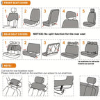 Upgrade Your Car Interior with a Universal Butterfly Pattern Tire Shape Auto Seat Cover Set - Airbag Safe &amp; Perfect for Trucks, Vans &amp; SUVs!