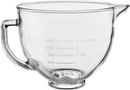 KitchenAid Stand Mixer Bowl, 5 quart, Glass with Measurement Markings