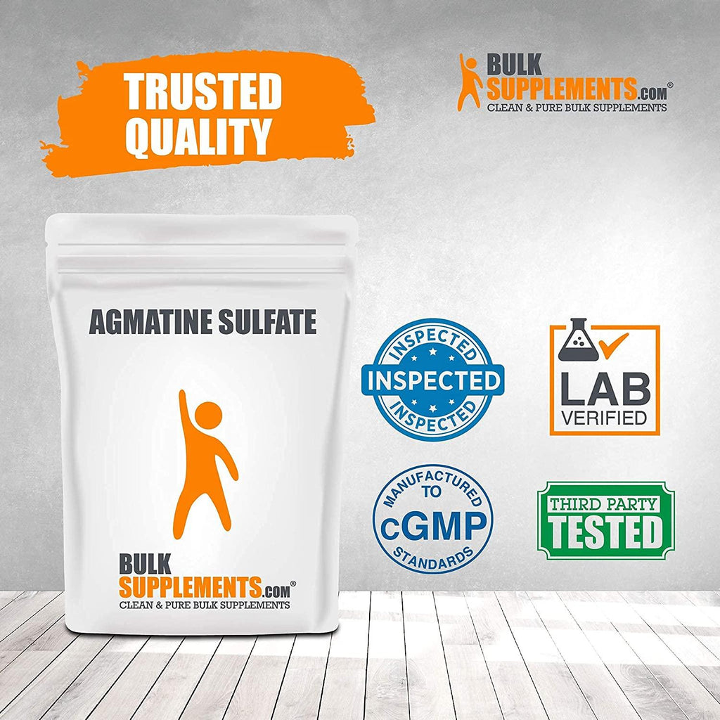 BulkSupplements.com Agmatine Sulfate Powder (5 Kilograms - 11 lbs)