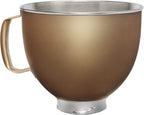 KitchenAid KSM5SSBVG Custom Stand Mixer Bowl, 5 quart, Victoria Gold Painted Stainless Steel