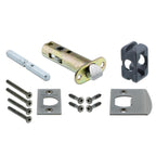 Studio Plate 2-3/8 in. Backset Antique Pewter PassaHall/Closet Crystal Glass Door Knob