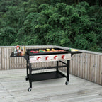 36IN 4-Burner Flat Top Propane Gas Grill Griddle w/ Cover GB4000C