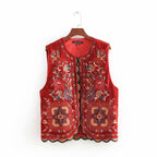 royal retro velvet vest
