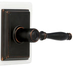 Birmingham Aged Bronze PassaHall/Closet Door Lever with Addison Trim