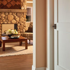 Birmingham Aged Bronze PassaHall/Closet Door Lever with Addison Trim