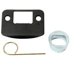 Birmingham Aged Bronze PassaHall/Closet Door Lever with Addison Trim