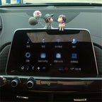 Cute Ornaments Couple Action Figurines Balloons Ornaments For Car Dashboard Decoration
