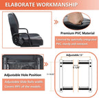 TICSEA Universal Forklift Seat,Tractor Seat with Adjustable Back,Safety Belt and Operator Position Switch,Excavator Skid Loader Backhoe Dozer Telehandler