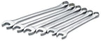 SK Professional Tools 86226 6-Piece 12-Point Metric Combination Wrench Set - SuperKrome Finish, Set of 6 Chrome Wrenches Made in USA