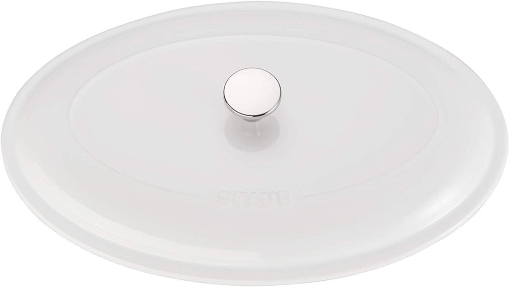 STAUB - 40508-685 Staub Ceramics Oval Covered Baking Dish, 14-inch, White