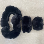 Stay Warm &amp; Stylish This Winter with Our Furry Steering Wheel Cover Set!