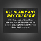 General Hydroponics FloraNova Grow 7-4-10, Robust Strength of Dry Fertilizer But in Rapid Liquid Form, Use for Hydroponics, Soilless Mixtures, Containers & Garden Grown Plants, 1-Gallon