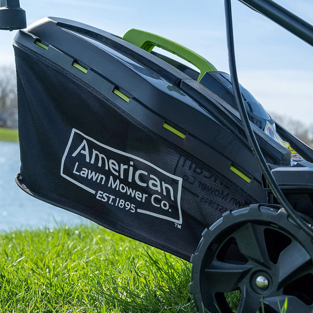American Lawn Mower Company 50514 14-Inch 11-Amp Corded Electric Lawn Mower, Black