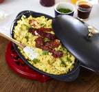 Staub Cast Iron 14.5-inch x 8-inch Covered Fish Pan - Matte Black, Made in France