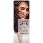 L’Oréal Paris Le Color Gloss One Step In-Shower Toning Hair Gloss, Neutralizes Brass, Conditions &amp; Boosts Shine, Iridescent Plum Purple, 4 Ounce